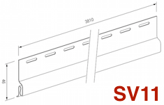 Fassadenverkleidung American Siding SV 01