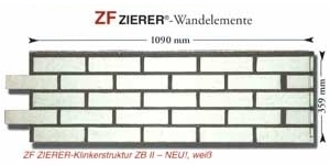 zum Vergrößern anklicken! Fassadenverkleidung Zierer ZB II